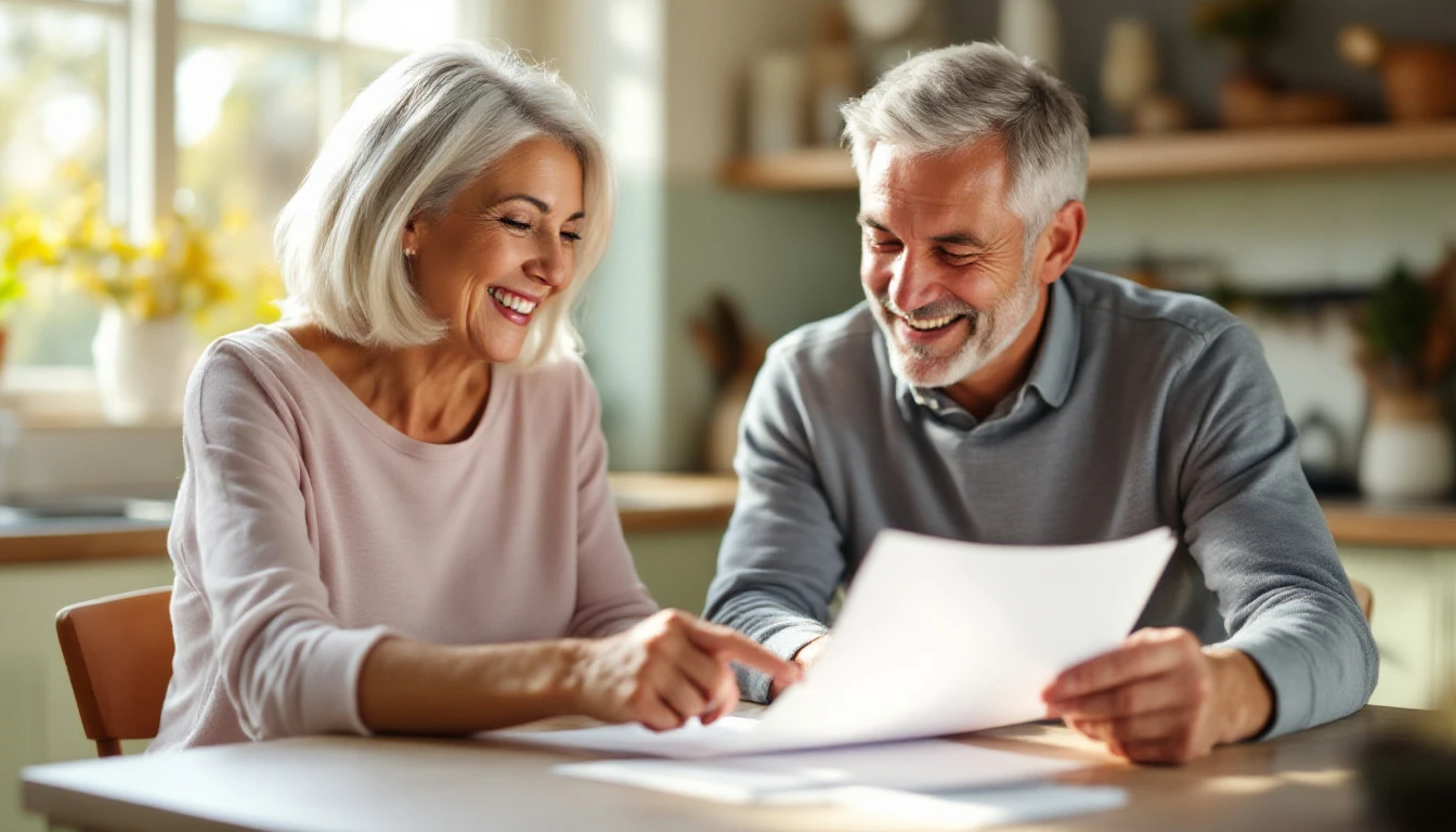 Older couple reviewing Medicare savings together